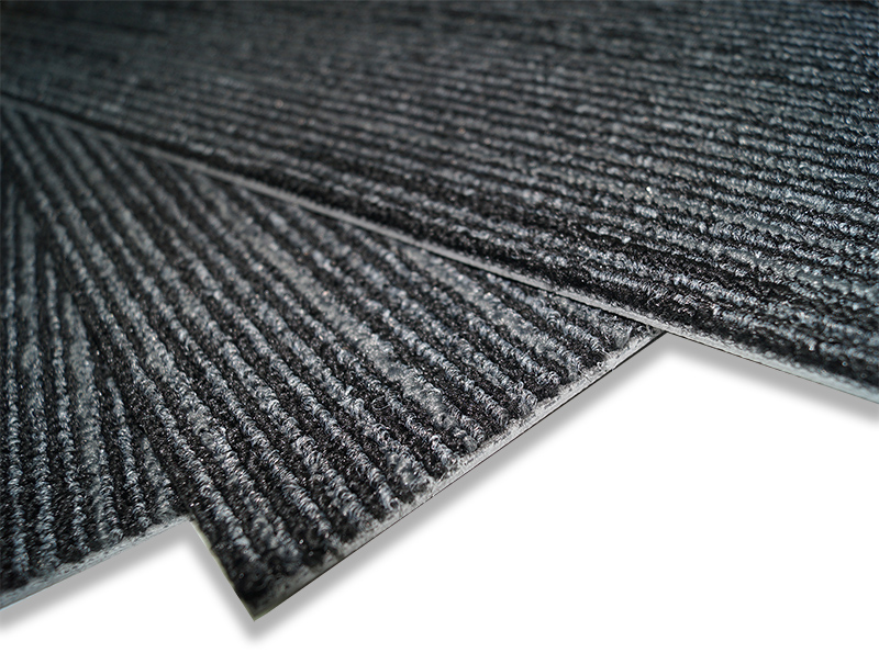  carpet-tiles product-details Snowflake-Charcoal-Charcoal-Grey-Silver-Grey-Highlights-model-snowflake-charcoal-carpet-tiles-front-MACRO-tile-carpet-tiles-1-single-WS