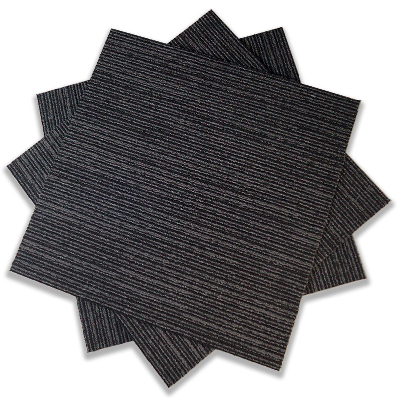  carpet-tiles product-details Snowflake-Charcoal-Charcoal-Grey-Silver-Grey-Highlights-model-snowflake-charcoal-carpet-tiles-front-TOP-tile-carpet-tiles-1-single-WS