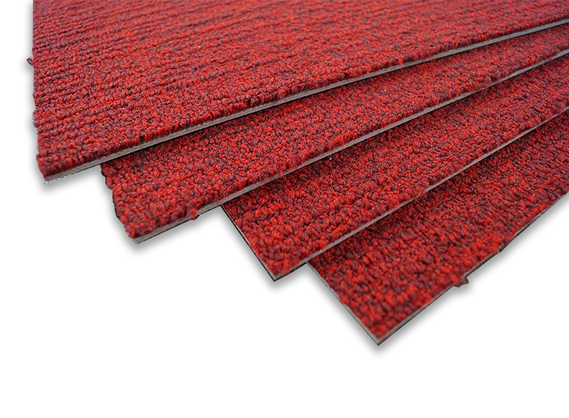  carpet-tiles product-details Colour-Plank-Red-Hi-Traffic-SDN-Pile-Rich-Textured-Red-With-Black-Fleck-model-cpt-1295RED_CARPET-_TILE_PLANK_CLOSE_UP_WS