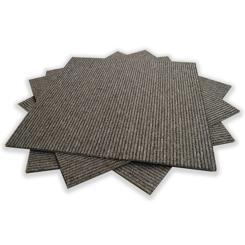  low-traffic-carpet-tiles product-details Pudding-02-Light-Brown-Grey-Lineals-model-cpt-1316PUDDING-02-CARPET-TILES-STACK-WS