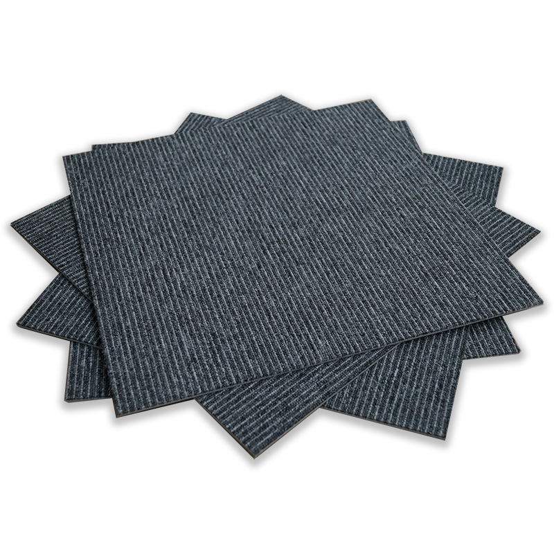  carpet-tiles product-details Pudding-08-Charcoal-Light-Grey-Lineals-model-cpt-1319PUDDING-08-CARPET-TILE-STACK-WS