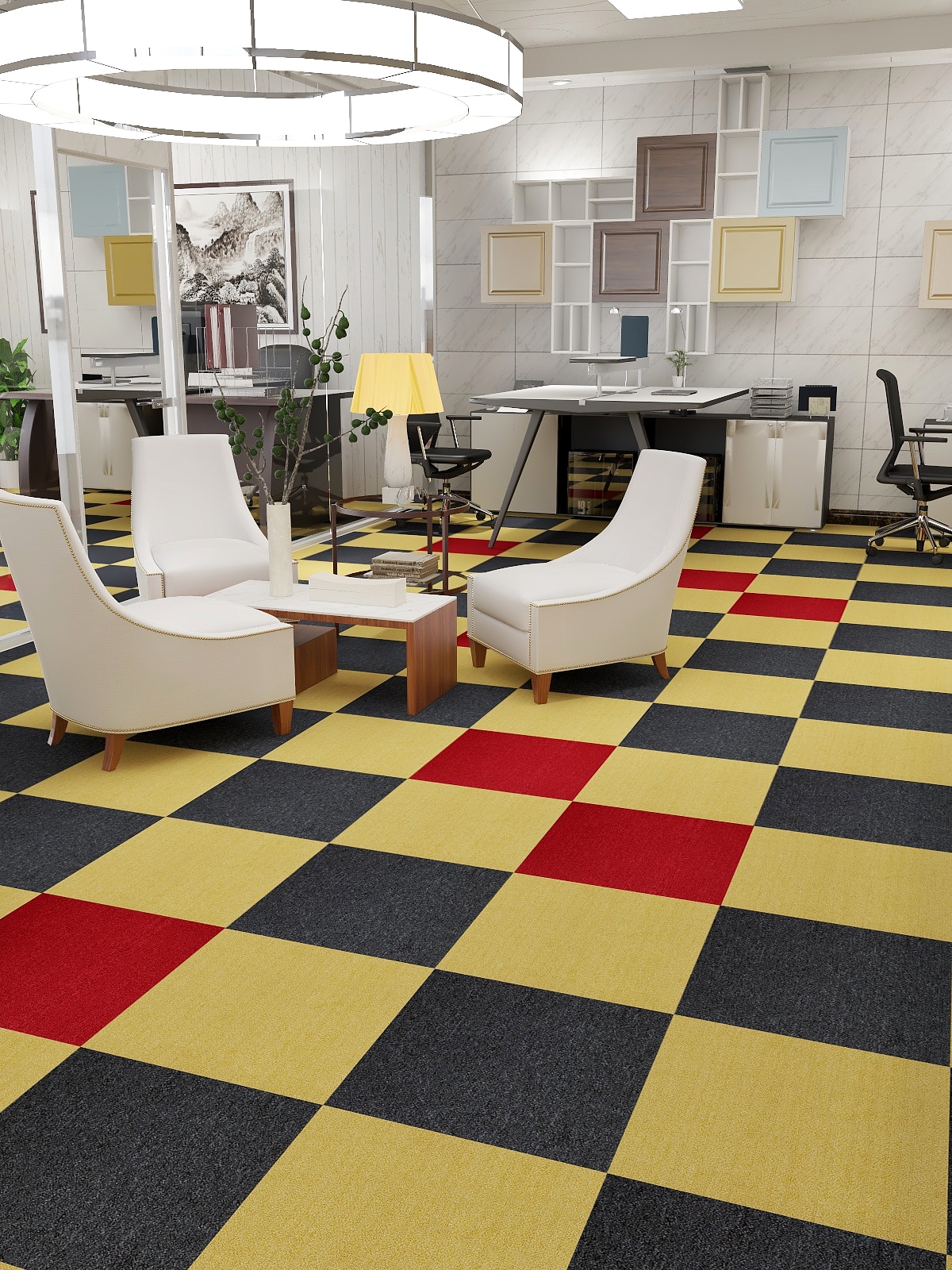  funky-carpet-tiles product-details magic-cube-006-charcoal-grey-50x50cm-model-fct-1356Magic-Cube-300-8