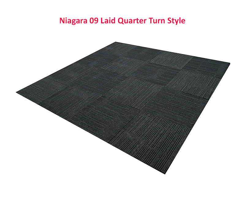  carpet-tiles product-details niagara-colour-09-dark-charcoal-black-indent-pattern-model:cpt-300Niagara-09-Carpet-tile-laid-quarter-turn-carpet-tiles-1-WS