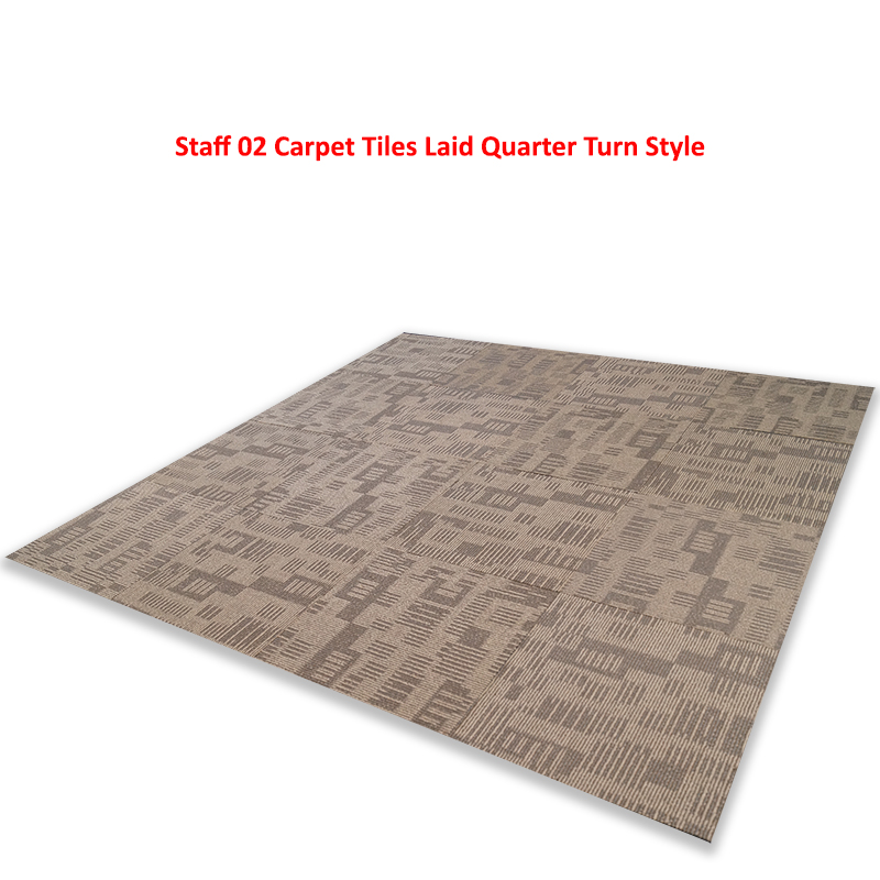  carpet-tiles product-details staff-colour-02-brown-tan-pattern-model:cpt-308STAFF-02-CARPET-TILES-LAID-QUARTER-TURN-STYLE-CARPET-TILES-1-WS