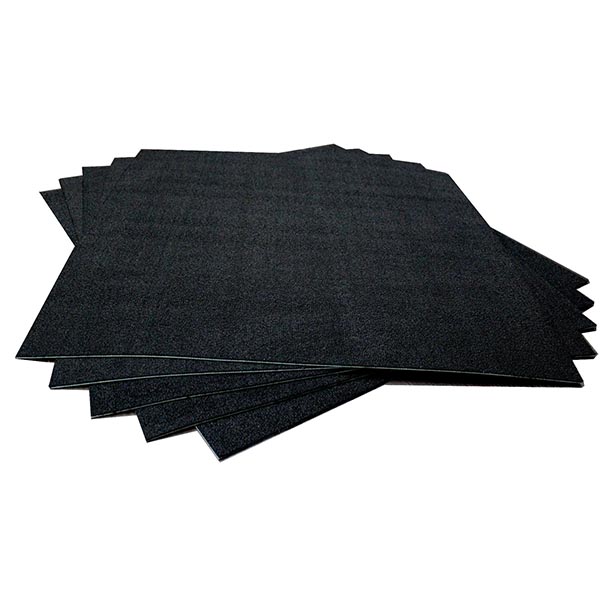  exhibition-carpet-tiles product-details black-petal-ii-pure-black-1m-x-1m-model:xct-472exhibition-carpet-tiles-petal-ii-black-4w