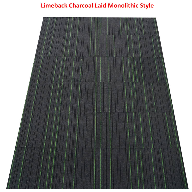  carpet-tiles product-details Limeback-Charcoal-Charcoal-Black-Silver-Grey-Bold-Lime-Stripe-Highlight-model-cpt-898carpet-tiles-pattern-Limebac-charcoal-monolithic-w