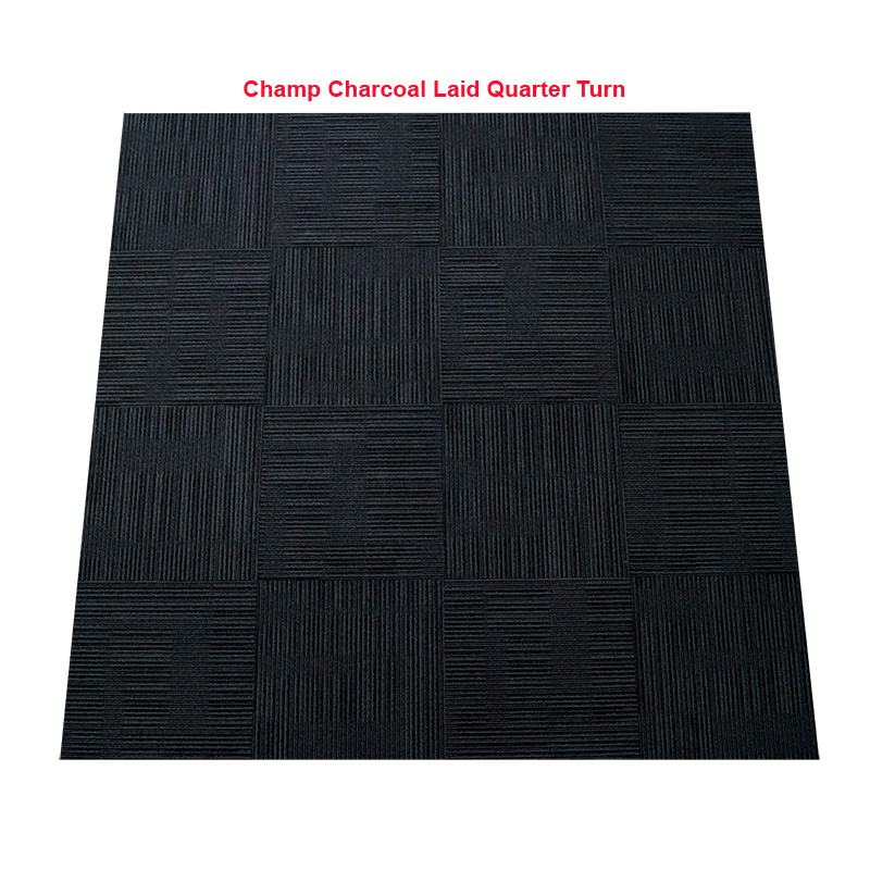  carpet-tiles product-details Champ-Charcoal-Hi-Traffic-SDN-Pile-Dark-Charcoal-Black-Indent-Pattern-model-cpt-926Champ-Charcoal-Hi-Traffic-carpet-tiles-laid-quarter-turn-WS